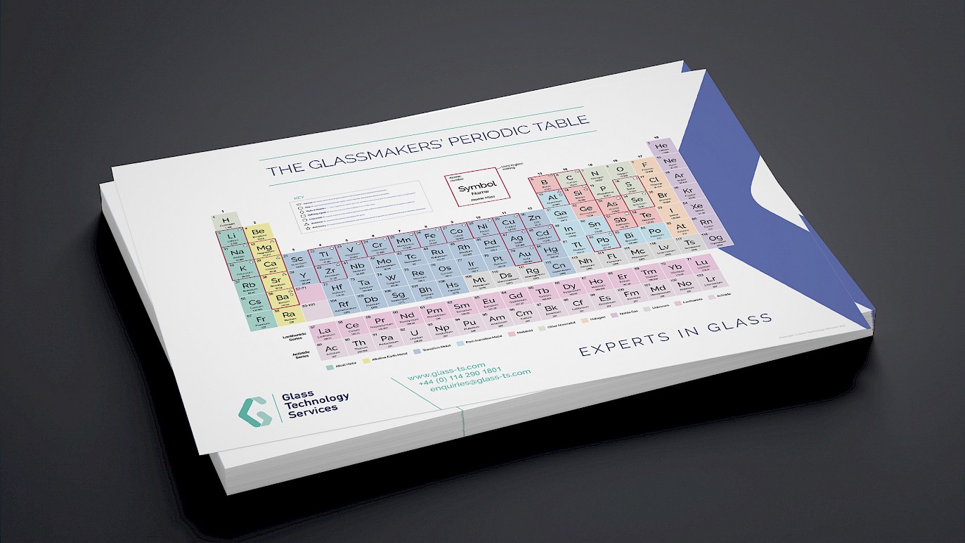 Glass makers periodic table