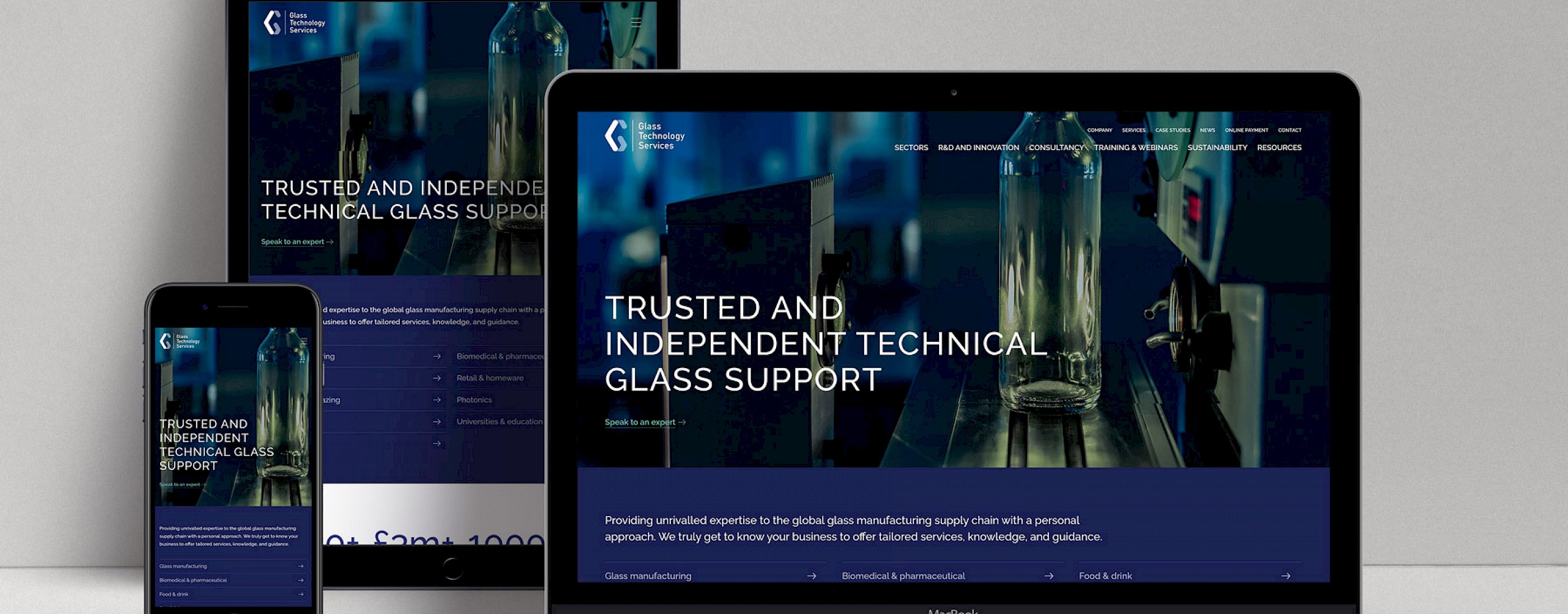 Glass Technology Services launch new website to showcase expertise