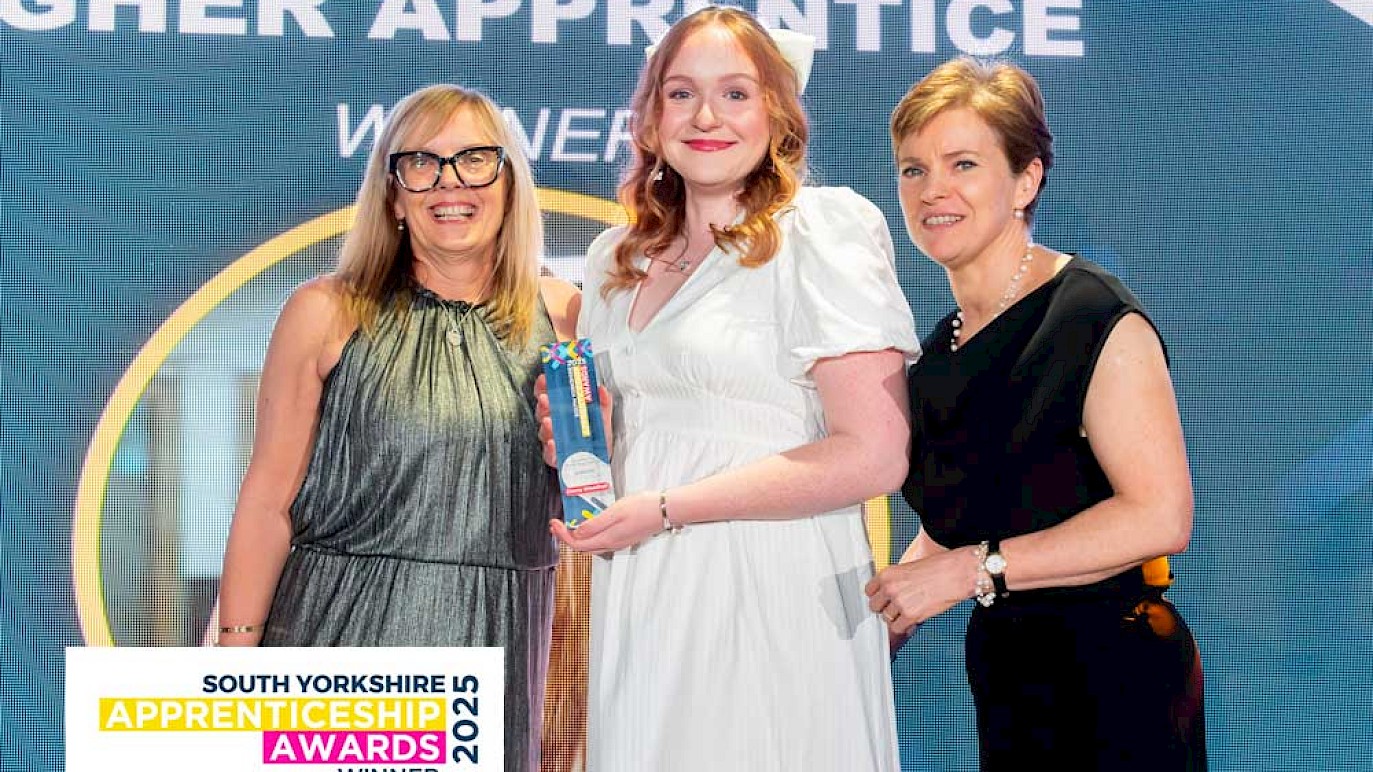 Ebony Woodhall named Higher Apprentice of the Year at regional awards